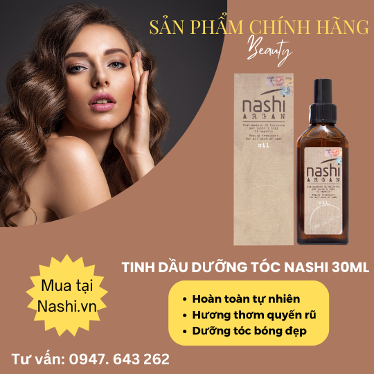 Tinh dầu dưỡng tóc nashi argan 30ml