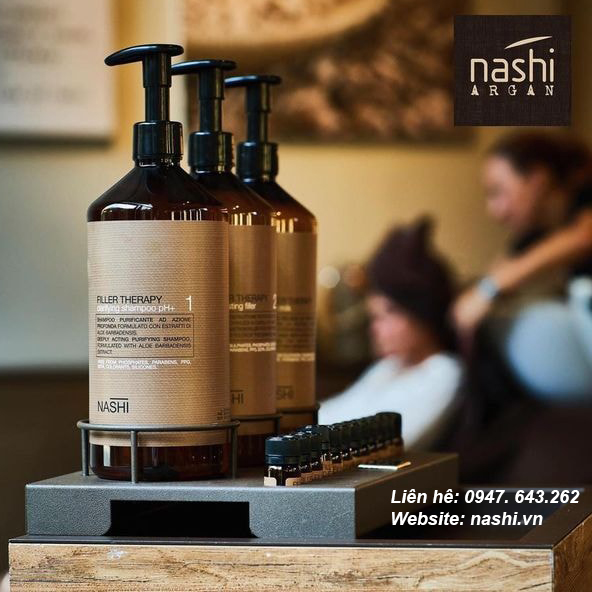 Bộ 3 phục hồi tóc nashi filler Bộ 3 phục hồi tóc nashi filler