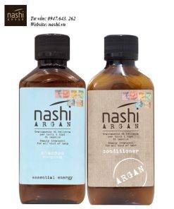 cặp gội xả nashi argan chống rụng tóc 200ml