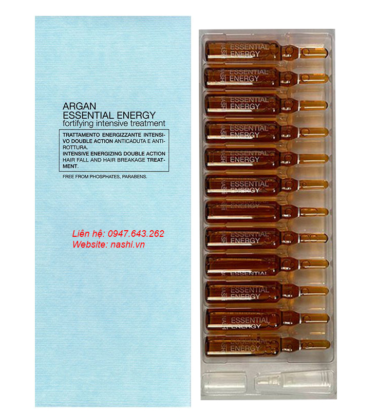 Huyết thanh trị rụng tóc nashi argan essential energy Huyết thanh trị rụng tóc nashi argan essential energy