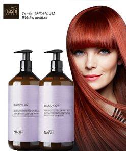 Dầu gội xả Nashi Blondy Joy cho tóc màu thời trang
