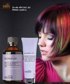 Dầu gội xả nashi Blondy Jor cho tóc màu nhuộn