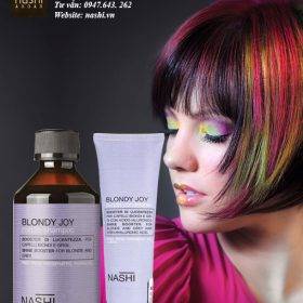 Cặp dầu gội xả Nashi Blondy Joy cho tóc nhuộm màu 250ml