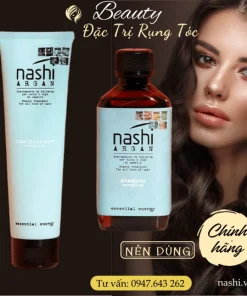 Dầu gội xả mềm mượt đặc trị rụng tóc nashi argan
