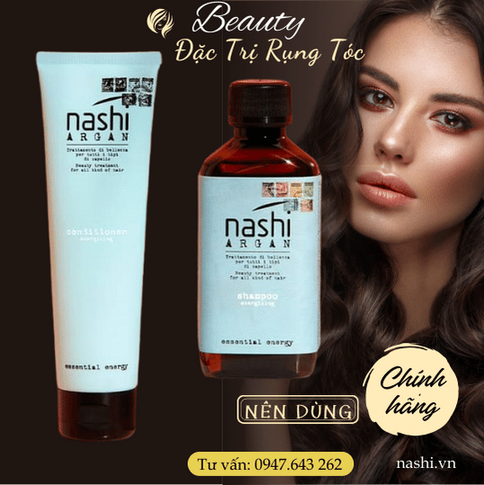 Dầu gội xả mềm mượt đặc trị rụng tóc nashi Dầu gội xả mềm mượt đặc trị rụng tóc nashi argan